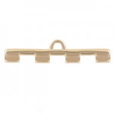 Cymbal ™ DQ metal ending Soros Iv for Tila beads - Rose gold